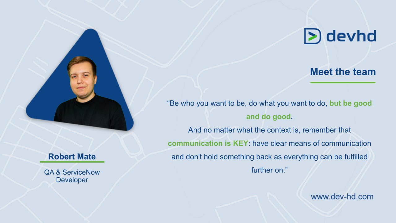 Meet The Team Behind the Scenes: Robert Alexandru Mate