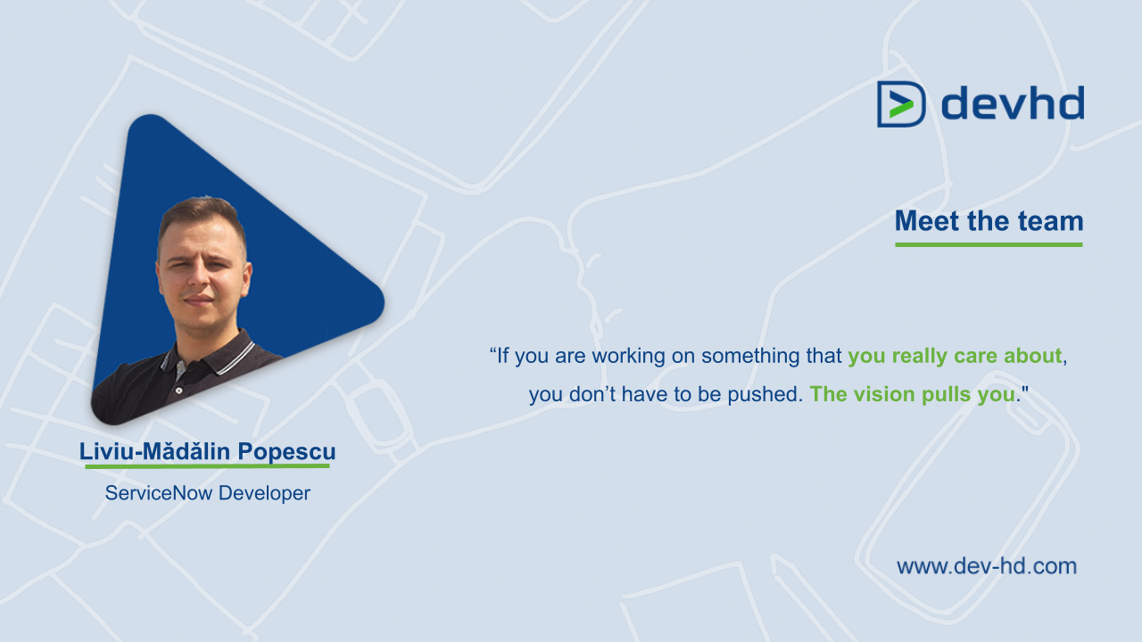 Meet The Team Behind the Scenes: Liviu-Mădălin Popescu